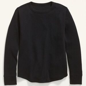 Old Navy Black Crew Neck Thermal
